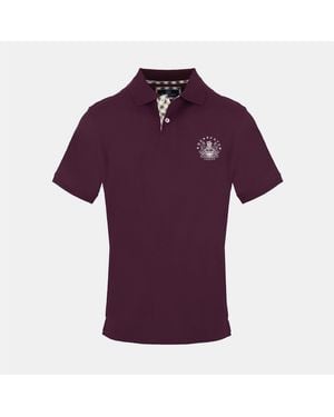 Aquascutum Polo Shirt - Purple