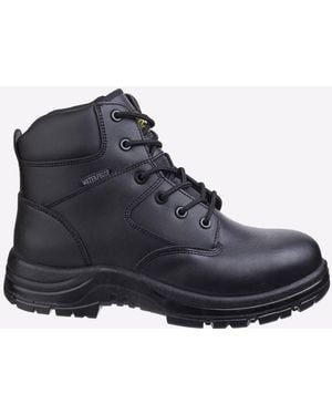 Amblers Safety Fs006C Leather Waterproof Boots - Black