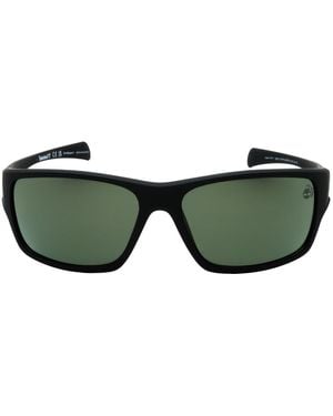 Timberland Matte Framed Polarised Lensed Sunglasses - Green