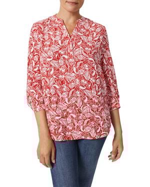 Hobbs Essie Printed Blouse - Red