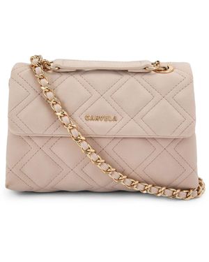 Carvela Kurt Geiger Suedette Rosa Chain Shoulder Bag - Pink
