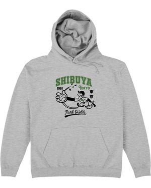 Park Fields Shibuya Heather Hoodie Cotton - Grey