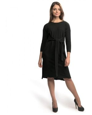 Great Plains FCUK Kitten Play Waist Tie Dress - Black