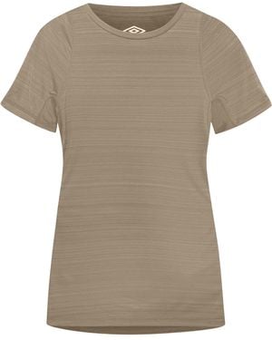 Umbro Ladies Pro Marl Training T-Shirt (Moon Rock Marl) - Grey
