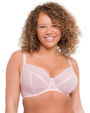 Curvy Kate Happy Boobs Balcony Bra - Pink