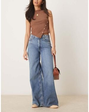 ASOS Wide Leg Jean - Blue