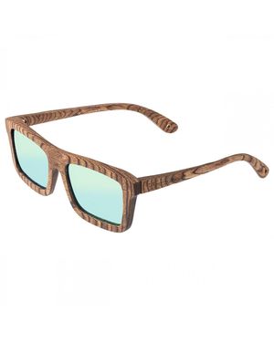 Spectrum Burrow Wood Polarized Sunglasses - Brown