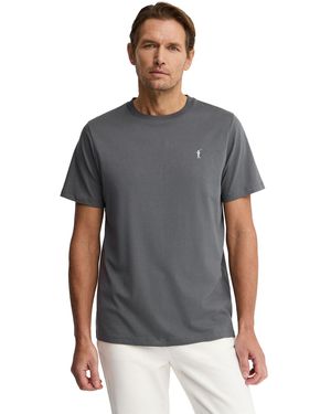 POLO CLUB Short Sleeve Crew Neck T-Shirt - Grey