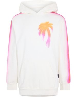Palm Angels Hoodie - White