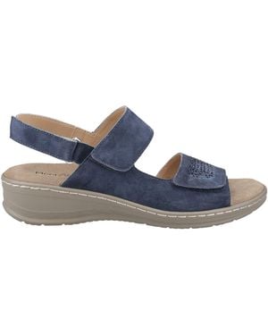 Fleet Foster Bernice Leather Sandal - Blue