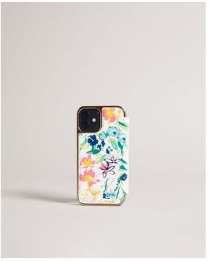 Ted Baker Tila Sketchy Mag Iphone 12 / 12 Pro Mirror Case - White
