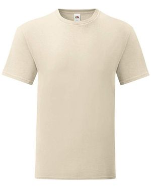 Fruit Of The Loom Iconisch 150 T-shirt (natuurlijk) - Naturel