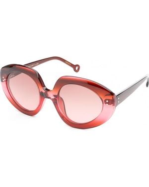 Hally & Son Hs745S02 50 Sunglasses - Pink