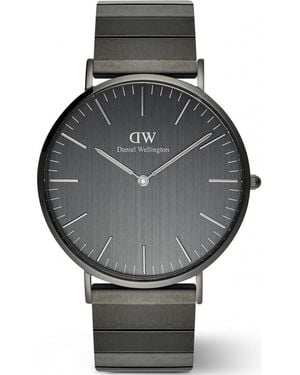 Daniel Wellington Dw00100777 Ladies Classic Piano 40Mm Watch - Grey