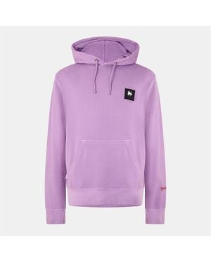 Money Combo Patch Hood - Purple