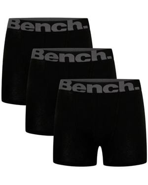 Bench Sutton 3Pk Boxer Shorts - Black