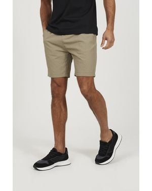 Brave Soul Textured Seersucker Drawcord Shorts - Black