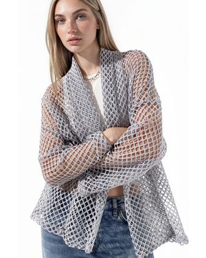 Busem Cotton-Blend Cardigan - Grey