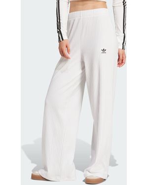 adidas Originals Essentials Wide Rib Trousers - White