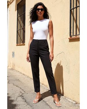 Roman Regular Slim Leg Trouser - Natural