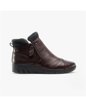 Jana 26461-29-540 Boots Merlot - Black