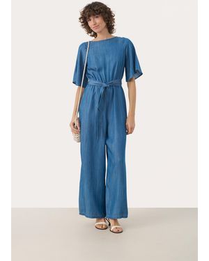 Part Two Jumpsuit Easy Fit Medium - Blauw