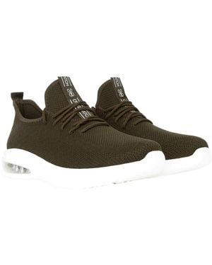 Crosshatch Trevel Trainers (olijf) - Bruin