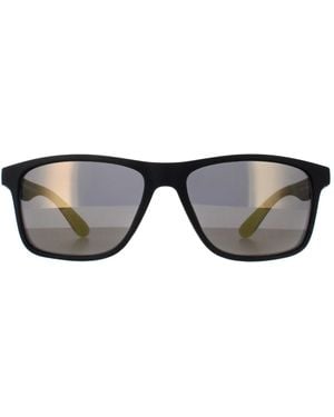 Smarty Rectangle Matte Rubber Bronze Flash Sa2306 - Black