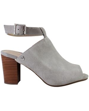 Vionic Kaia Heeled Sandals Leather - Grey