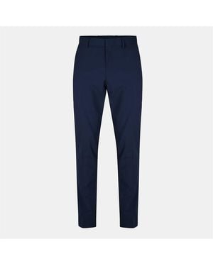 BOSS Solid Patterned Straight Chinos - Blue