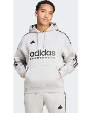 adidas House Of Tiro Fleece Hoodie - Grey