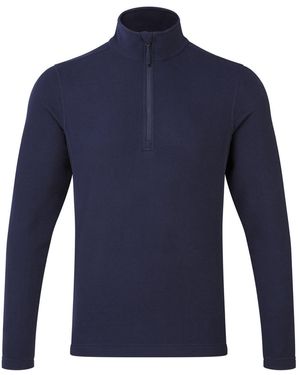 PREMIER Adult Recyclight Quarter Zip Fleece - Blue