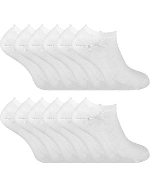 Sock Snob Thermal Low Cut Trainer Socks - White
