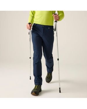 Regatta Geo Softshell Hiking Trousers - Blue