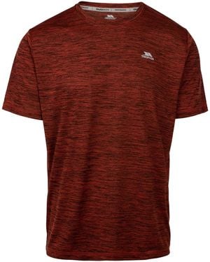 Trespass Kearsley Active Top (Burnt Marl) - Red