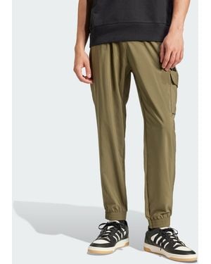 adidas Essentials Small Logo Cargo Trousers - Green
