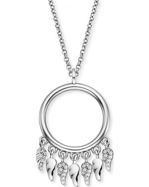 Engelsrufer Ern-Flywing-Zi Ladies Flying Wings Necklace Sterling - Metallic