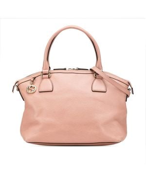 Gucci Dome Satchel Bag - Pink