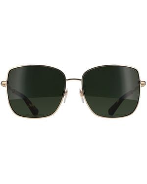 Burberry Square Light Dark Be3158 Metal - Green