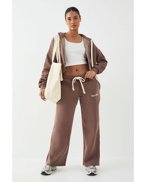 DSGN Studio Contrast Drawcord Mid Rise Straight Leg Jogger - Multicolour