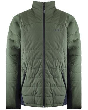 Oakley Down Slope Dark Padded Jacket - Green