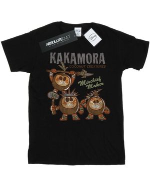 Disney Moana Kakamora Mischief Maker T-Shirt Cotton - Black