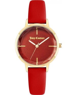 Juicy Couture Jc1326Gprd Ladies Watch - Red