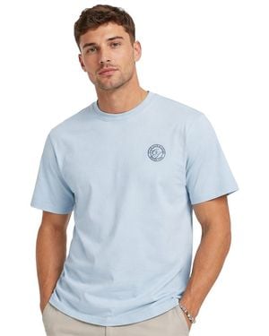Jack & Jones Relaxed Fit Crew Neck T-Shirt Cotton Blend - Blue