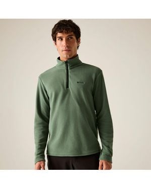 Regatta Great Outdoors Thompson Half Zip Fleece Top (Dark) - Green