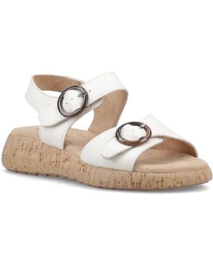 Hush Puppies Alison Leather Sandals - Natural