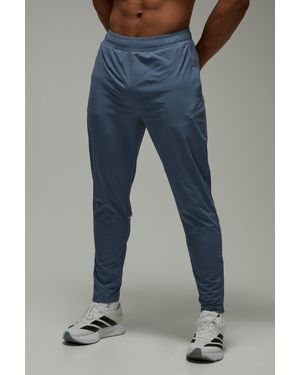 BoohooMAN Active Running Vent Tapered Jogger - Blue