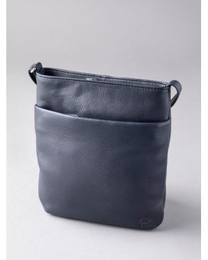 Lakeland Leather Lowther Cross Body Bag - Blue