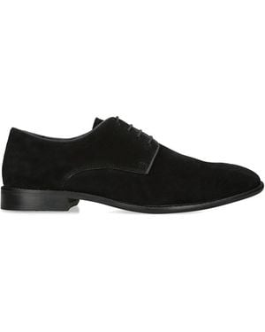 KG by Kurt Geiger Suede Reuben Derby Shoes - Black