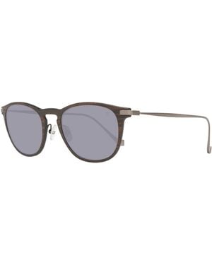 Hackett Sunglasses 52/21/145 Mm Wood And Metal - Black